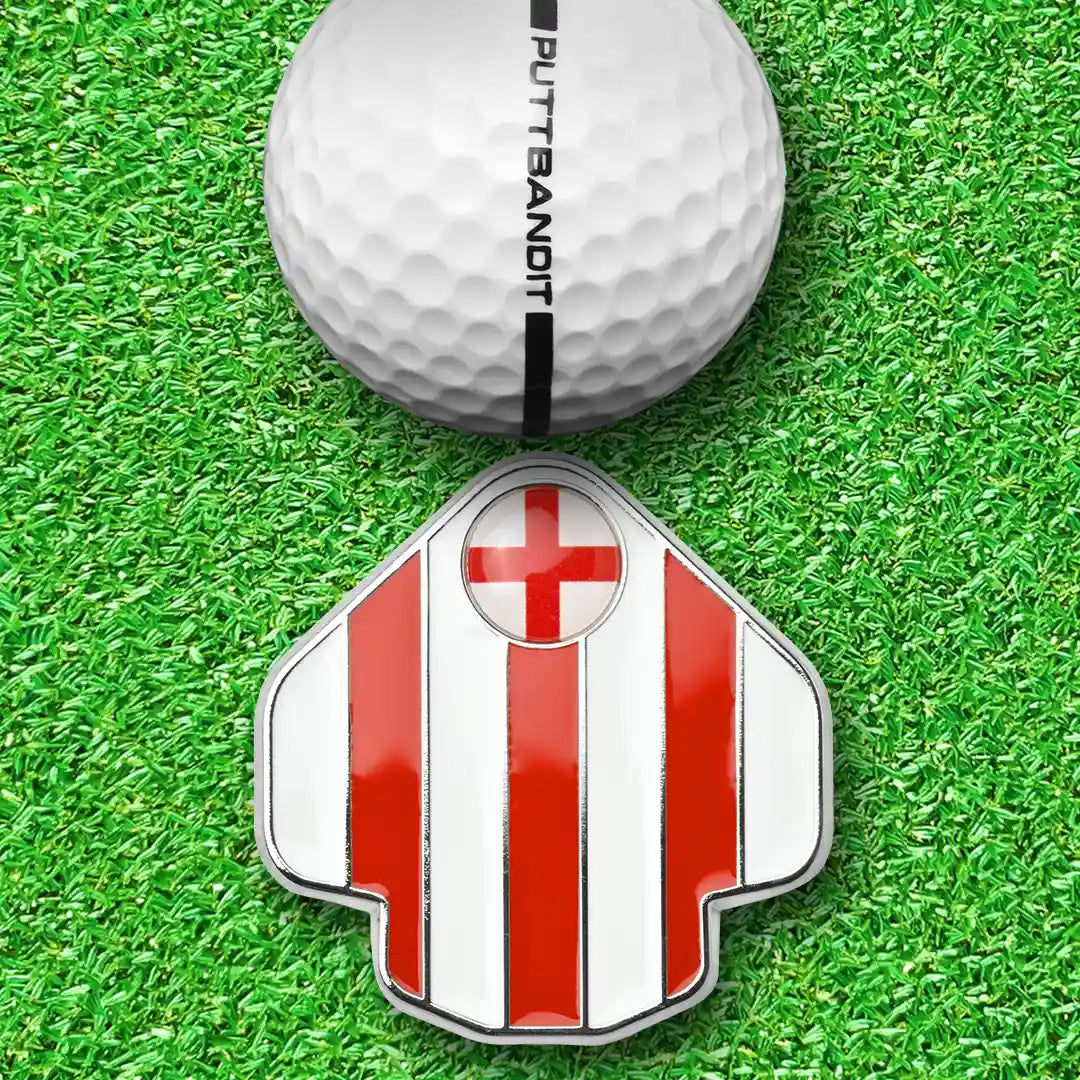PuttBANDIT LP England golf ball marker